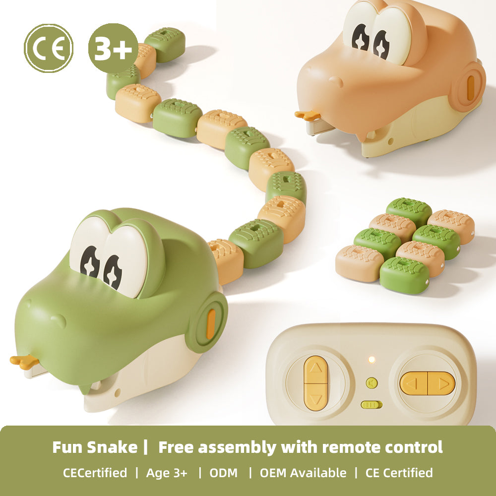 Interactive Block-Eating Snake 10 pcs