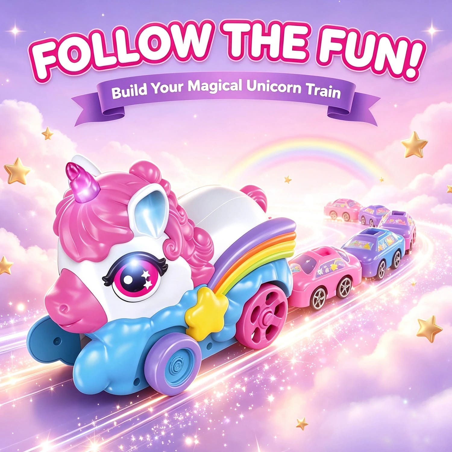 Unicorn shape Interactive Block-Eating