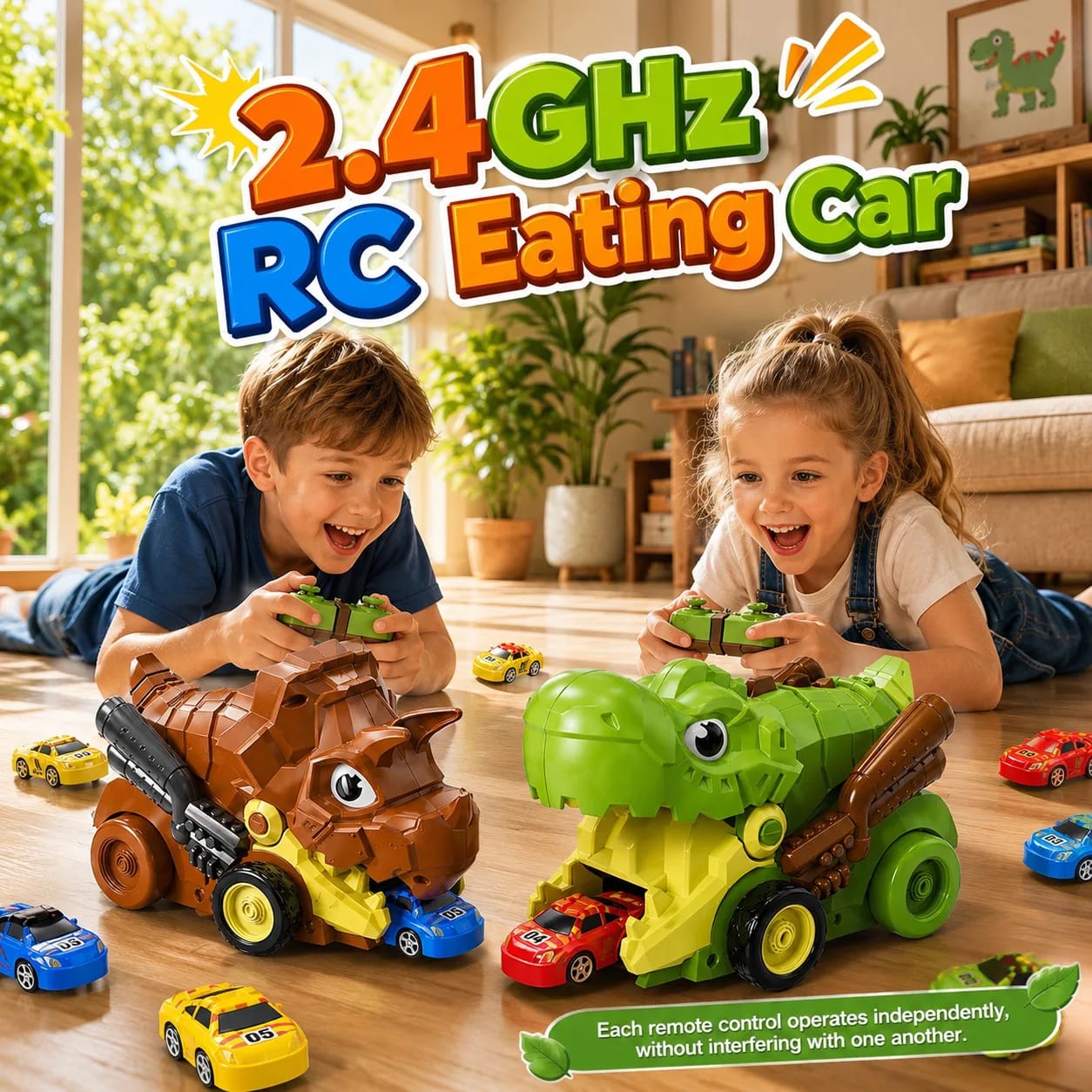 Dinasore shape Interactive Block-Eating 10pcs